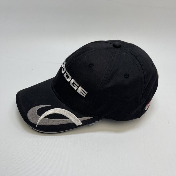 Y2K Dodge Hat Cap Strap Back Black Ram Logo Tribal Choko Motorsports Adjustable - Picture 2 of 14